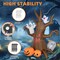 8FT Halloween Inflatable Scary Tree Decoration with Built-in LED Lights